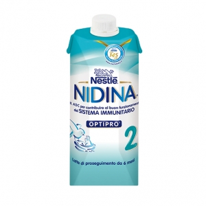 NIDINA OPTIPRO 2 LATTE LIQUIDO DI PROSEGUIMENTO DA 6 MESI CL 50