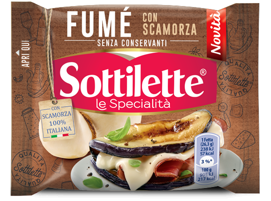 SOTTILETTE FUME'CON SCAMORZA  GR.158