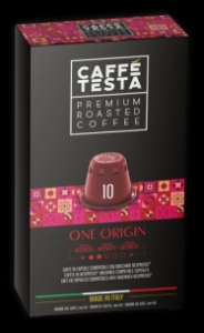 CAFFE' TESTA CAPSULE ONE ORIGIN X 10 COMPATIBILI NESPRESSO
